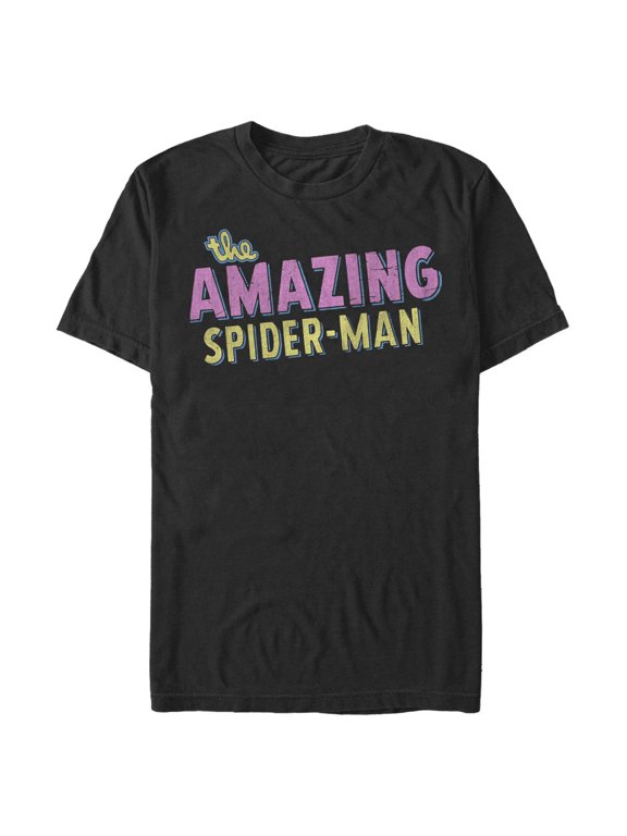 Mens Marvel Retro Comic Logo T Shirt