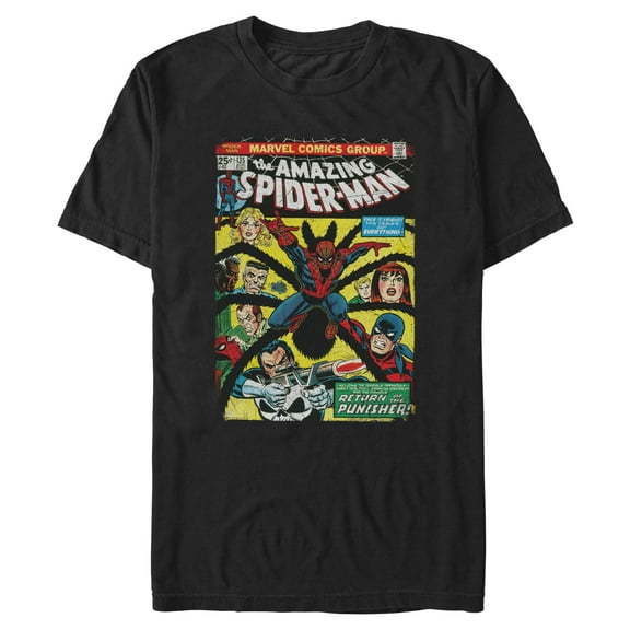 Mens Marvel Return Of The Hero Cover T Shirt