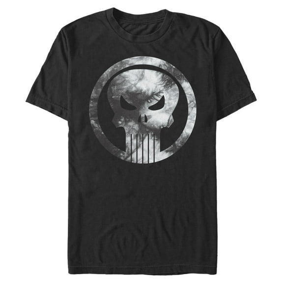 Mens Marvel Skull Tie-Dye Seal T Shirt