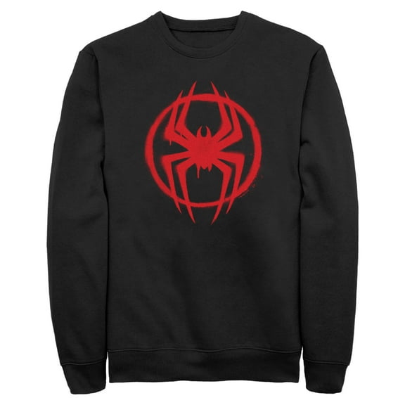 Mens Marvel: Spider-Man: Across the Spider-Verse Graffiti Red Logo Sweatshirt