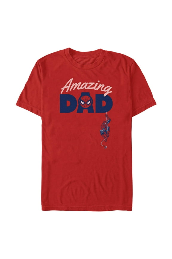 Mens Marvel: Spider-Man Amazing Dad Spiderweb T Shirt