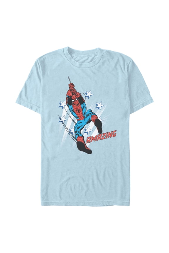 Mens Marvel: Spider-Man Amazing Stars Pose T Shirt