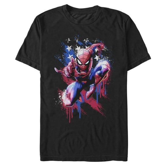 Mens Marvel: Spider-Man American Pose T Shirt