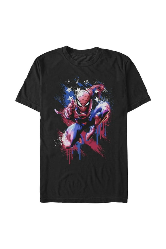 Mens Marvel: Spider-Man American Pose T Shirt