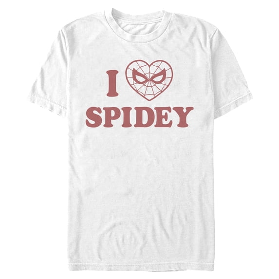 Mens Marvel: Spider-Man I Heart Spidey Mask T Shirt