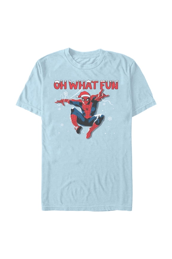 Mens Marvel: Spider-Man Oh What Fun Pose T Shirt