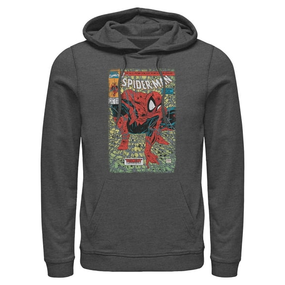 Mens Marvel Spider-Man Torment Comic Cover Lightweight Hoodie