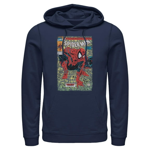Mens Marvel Spider-Man Torment Comic Cover Lightweight Hoodie