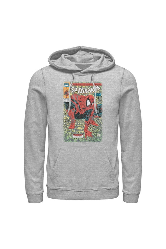 Mens Marvel Spider-Man Torment Comic Cover Lightweight Hoodie
