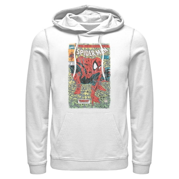 Mens Marvel Spider-Man Torment Comic Cover Lightweight Hoodie