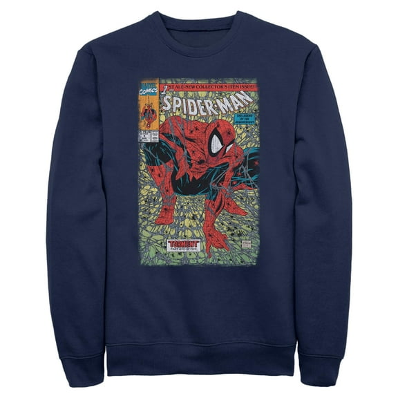 Mens Marvel Spider-Man Torment Comic Cover Sweatshirt