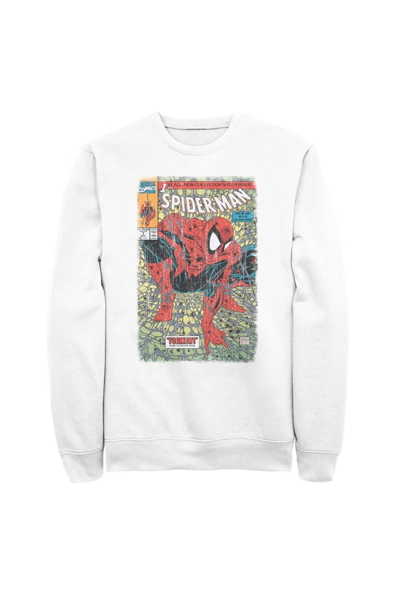 Mens Marvel Spider-Man Torment Comic Cover Sweatshirt