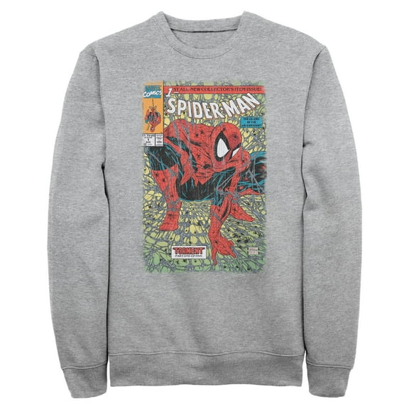 Mens Marvel Spider-Man Torment Comic Cover Sweatshirt