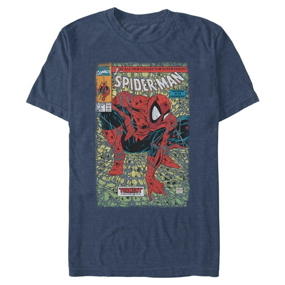 Mens Marvel Spider-Man Torment Comic Cover T Shirt