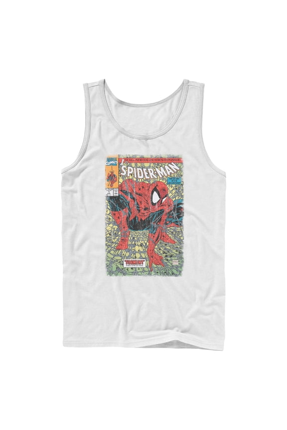 Mens Marvel Spider-Man Torment Comic Cover Tank Top