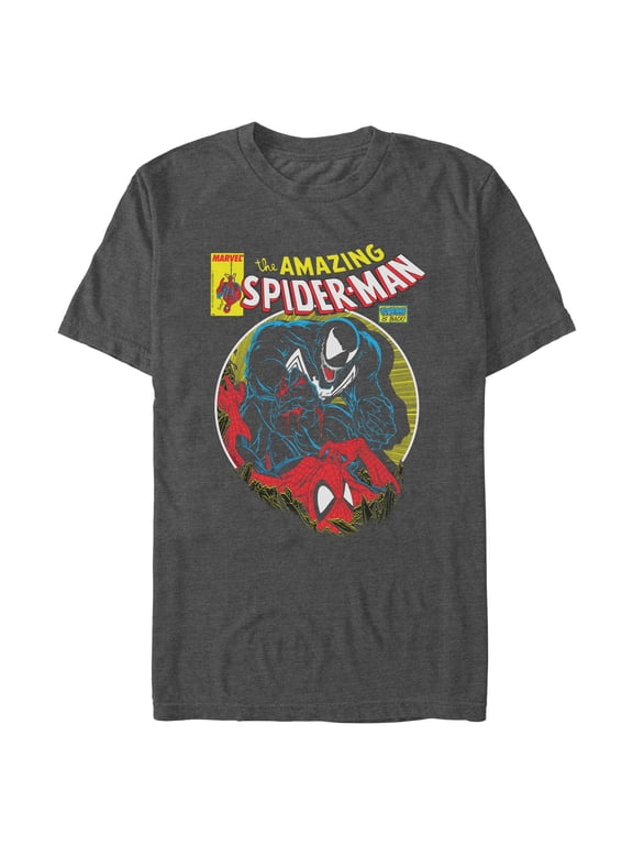 Mens Marvel: Spider-Man Venom Vs Spidey Battle T Shirt