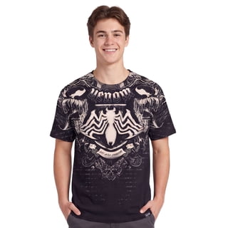 Mens Marvel: Spider-Man We Are Venom Grunge T Shirt