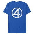 thumbnail image 1 of Mens Marvel: The Fantastic Four: First Steps New Retro Logo T Shirt, 1 of 4