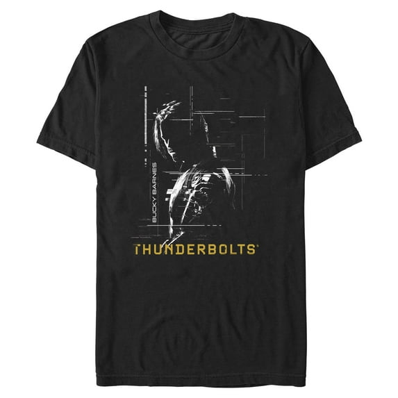 Mens Marvel: Thunderbolts Bucky Barnes Silhouette T Shirt