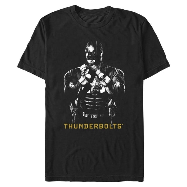 Mens Marvel: Thunderbolts Red Guardian In Shadows T Shirt