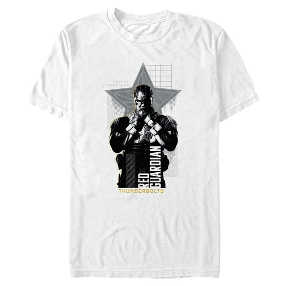 Mens Marvel: Thunderbolts Red Guardian Star T Shirt