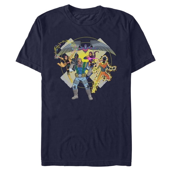 Mens Marvel: X-Men '97 Cable Team Ready To Fight T Shirt