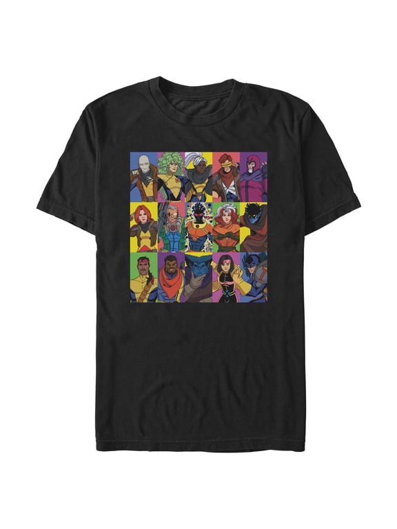 Mens Marvel: X-Men '97 Cool Assemble Portraits T Shirt