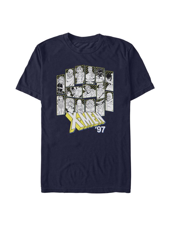 Mens Marvel: X-Men '97 Retro Assemble Panels T Shirt