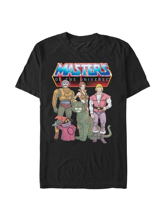 Mens Masters of the Universe Classic Heroes Group Shot T Shirt