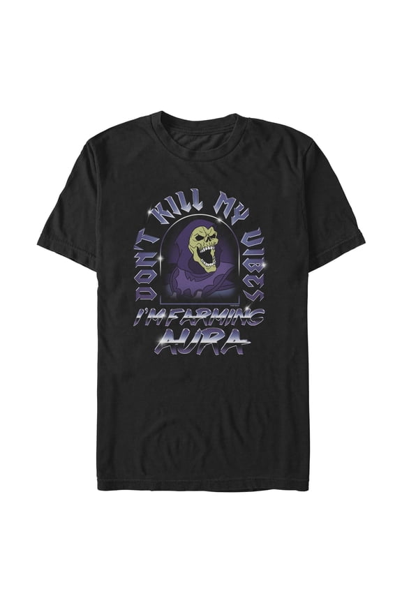 Mens Masters of the Universe Skeletor Do Not Kill my Vibes T Shirt