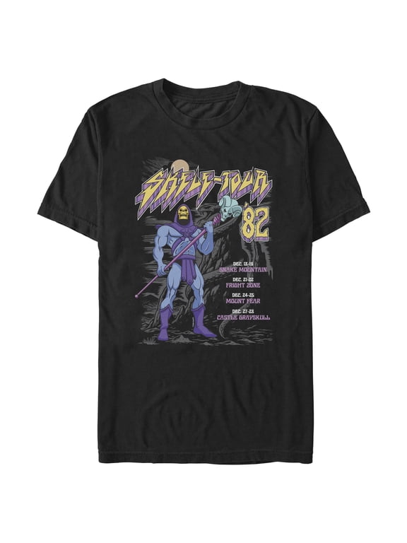 Mens Masters of the Universe Skeletor Retro Tour T Shirt