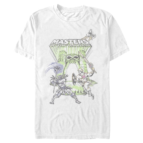 Mens Masters of the Universe Skeletor and He-Man Duel T Shirt