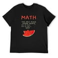 thumbnail image 1 of Mens Math And Watermelons Mathematics Calculation Numbers T-Shirt Black Medium, 1 of 5