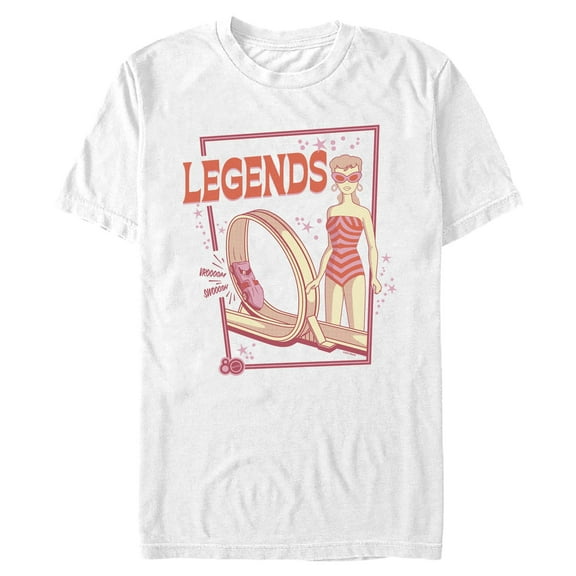Mens Mattel Hot Wheels and Barbie Legends T Shirt