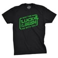 thumbnail image 1 of Mens May The Luck of The Green Be With You T Shirt Funny Saint Patricks Day Tee Graphic Tees, 1 of 6