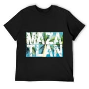 Mens Mazatlan Mexico Beach Summer Vacation Cruise Playa Design T-Shirt Black S