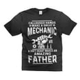 thumbnail image 1 of Mens Mechanic T-shirt Mechanic Father Shirt Father's Day Mechanic Gifts Funny Saying Shirt For Men (Large Black), 1 of 6
