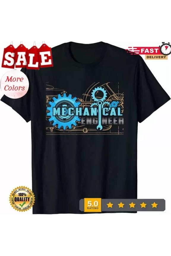 Mens Mechanical Engineer Shirt For Engineer Student Engineering T-Shirt