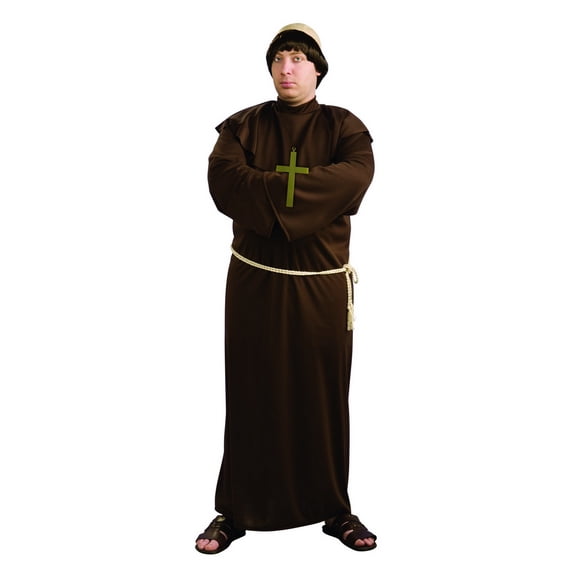 Mens Medieval Monk and Cross Set