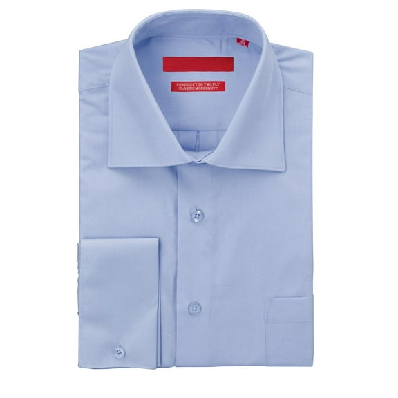 Mens Medium Blue Shirt DTI DARYA TRADING GV Executive Dress