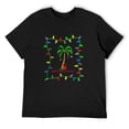 thumbnail image 1 of Mens Mele Kalikimaka Baseball Jersey Baseball Shirt Black 4X-Large, 1 of 5
