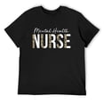 thumbnail image 1 of Mens Mental Health Nurse Psych Nurse Psychiatric Nurse RN T-Shirt Black X-Large, 1 of 5
