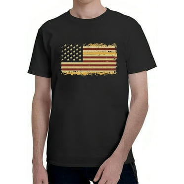 Mens Merica Fourth July 4Th Usa Funny T Shirt Black Medium