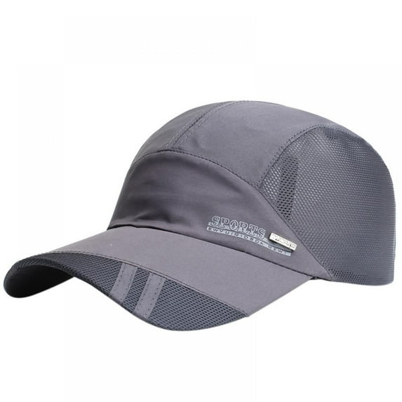 Mens Mesh Baseball Cap Quick Dry Sports Cap Lightweight Breathable Baseball Cap Mens Climbing Mesh Hat Summer Sun Hat for Men Runner Outdoor Cap