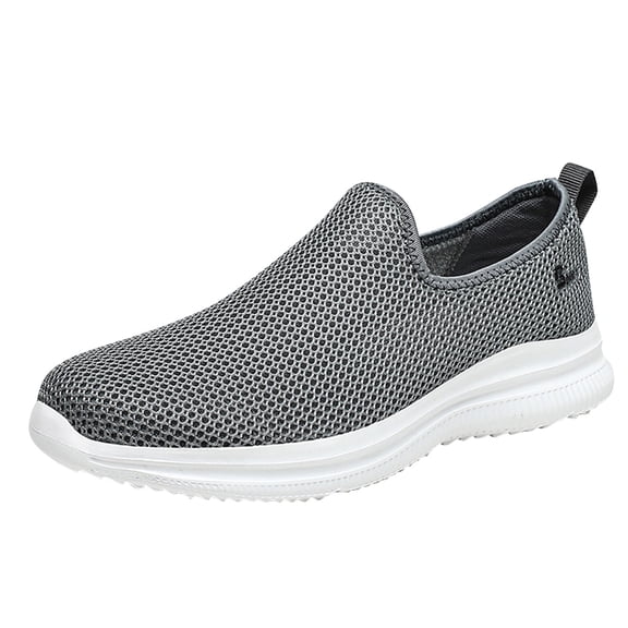 Mens Mesh Sneakers Breathable S𝗅ip On Sports Shoes Non S𝗅ip Casual Walking L𝗈afers Shoes Summer Athlet𝗂c Footwear for Running Jogging Trainer Hiking