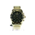 thumbnail image 1 of Mens Metal Classic Round Sport Gangster Luxury Analog Wrist Watch Gold Black, 1 of 4