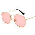 thumbnail image 1 of Mens Sunglasses Metal Frame UV400 Protection Lightweight Fashion Glasses Universal Style Literary Glasses Plus, 1 of 1