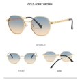 thumbnail image 1 of Mens Sunglasses UV400 Protection Full Frame Metal Lens, 1 of 4