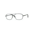thumbnail image 1 of Mens Metal Rim Classic Rectangular Bifocal Reading Eye Glasses Gunmetal 1.75, 1 of 4