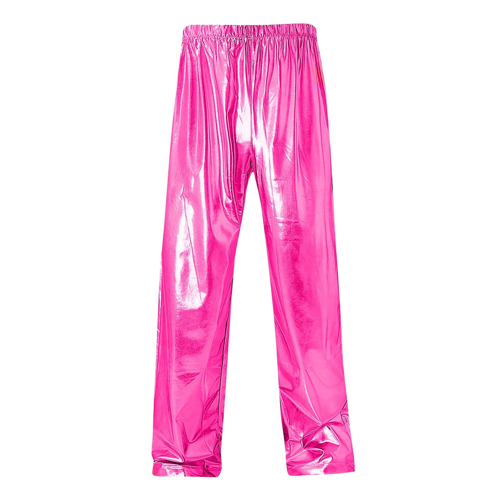 thumbnail: LucMatton Heren Metallic Glanzende Jogger - Disco & Feestbroek - Elastische Comfortabele Stof
